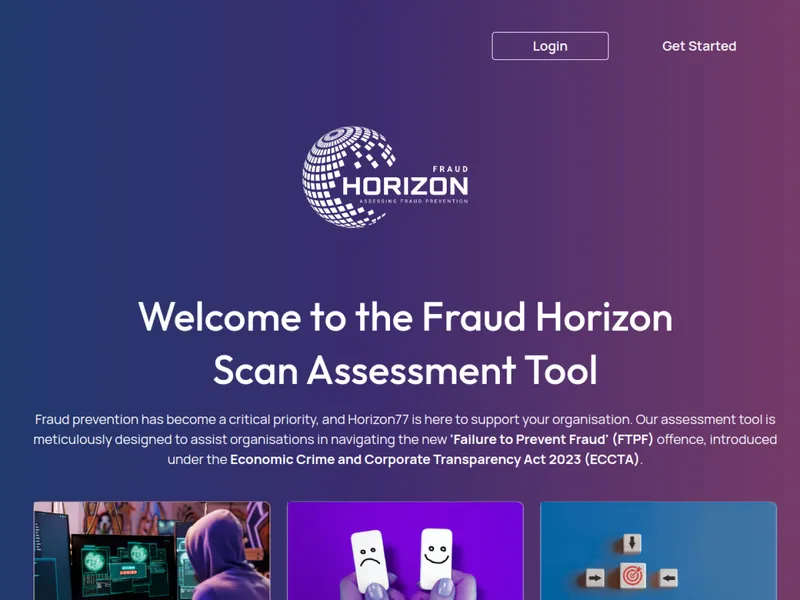 Horizon77 website screenshot
